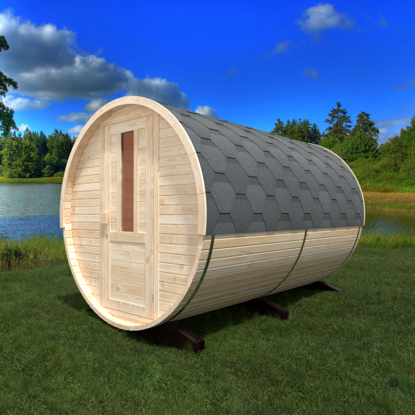 Fasssauna / Gartensauna / Banja / Round 3,0 m